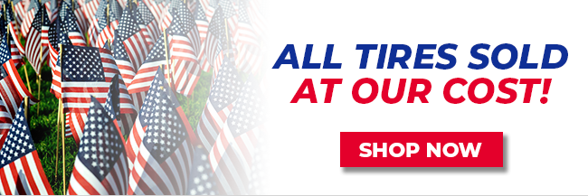 All Tires Sold at Cost!
